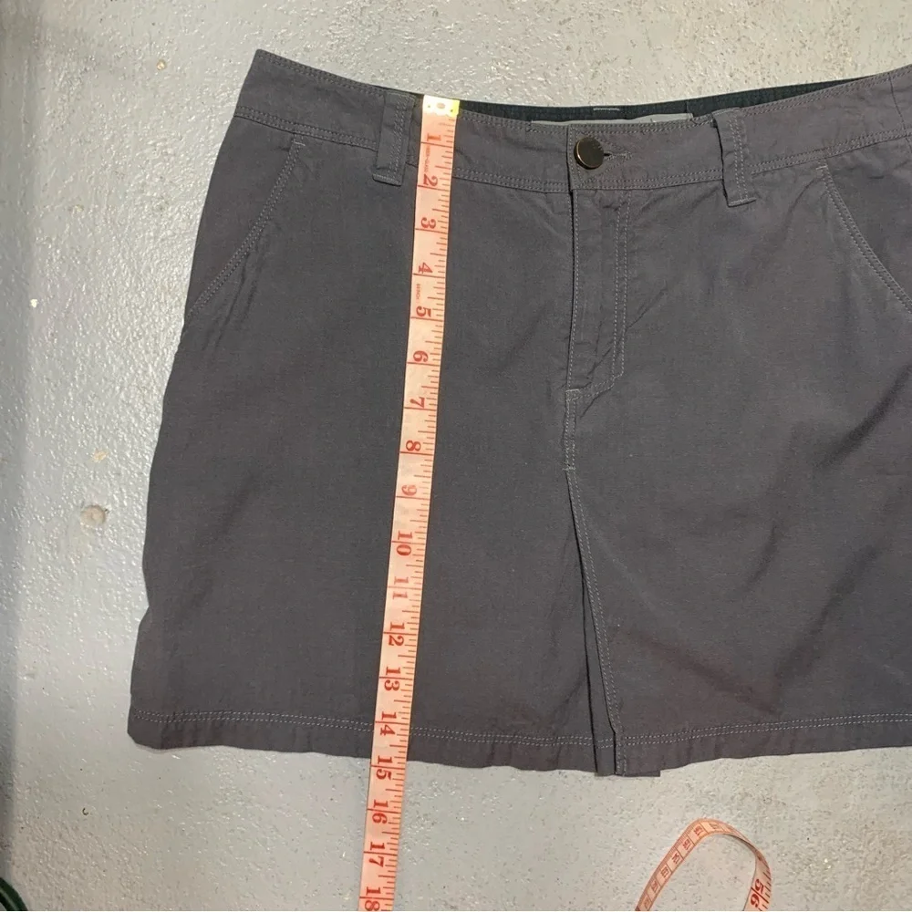 Icebreaker Destiny Skirt Gray Sz 28 Merino Organic Cotton A line Casual Sporty - Picture 13 of 15